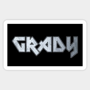 Heavy metal Grady Sticker